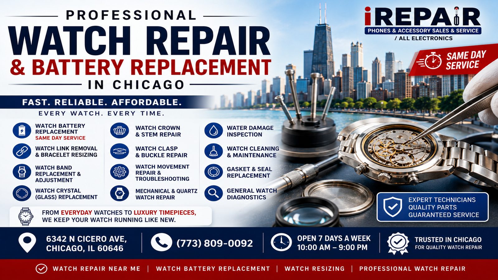 Chicago-watch-repair-battery-service